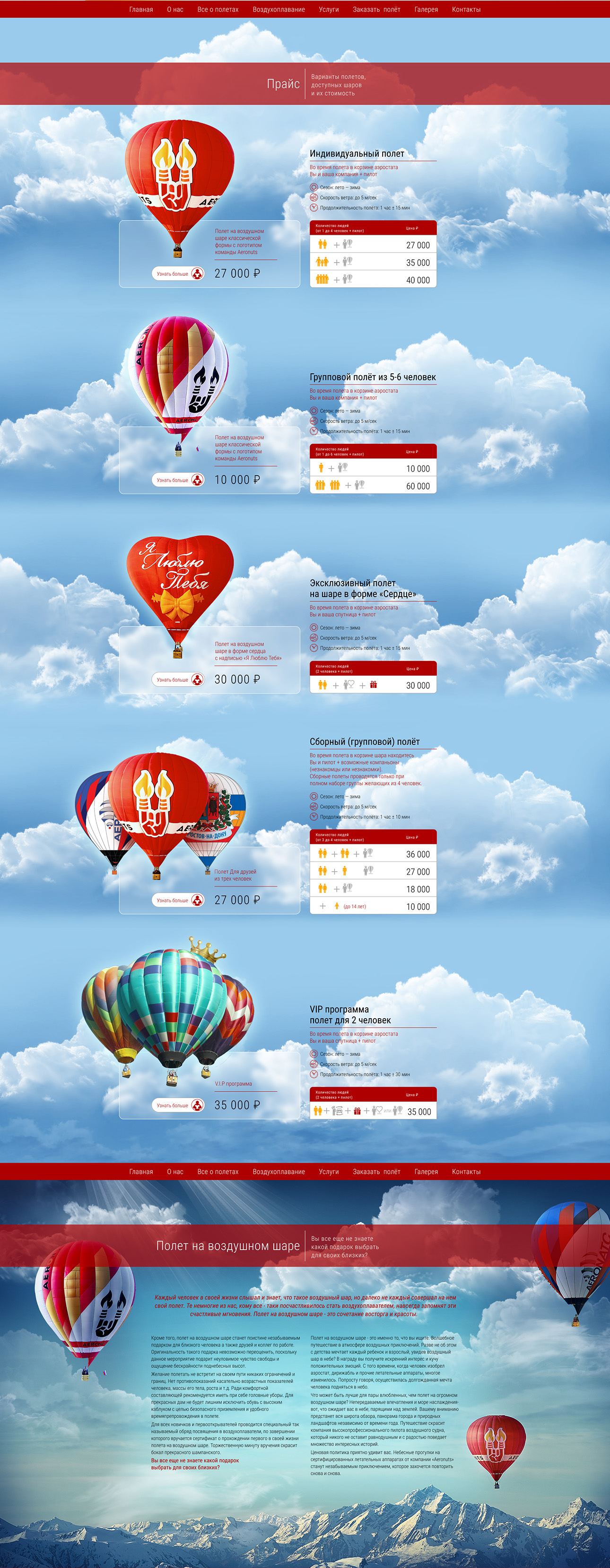 Сайт Aeronuts